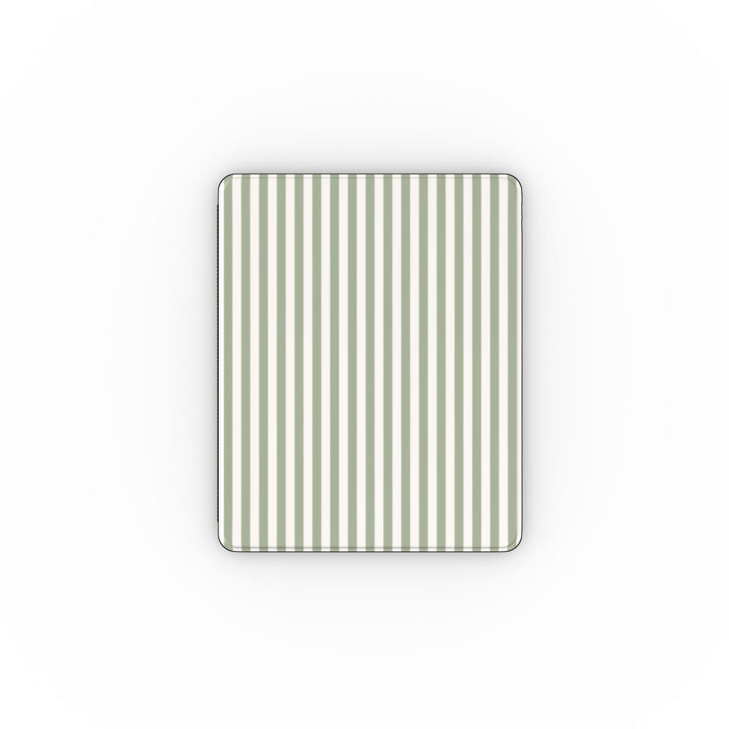 Sage Stripes Apple iPad Case