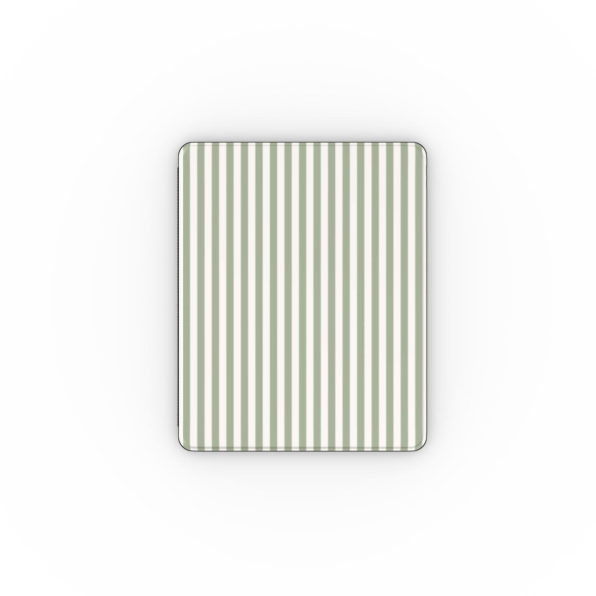 Sage Stripes Apple iPad Case