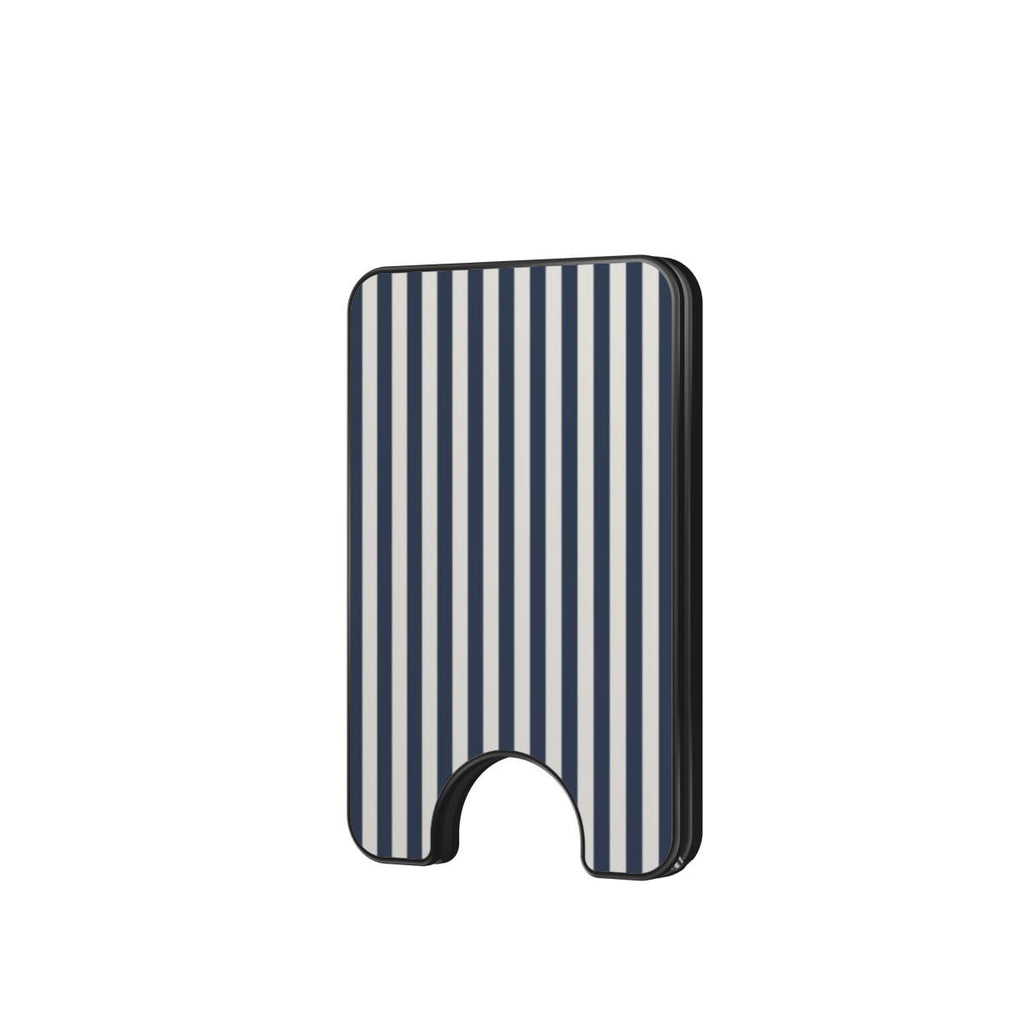 Navy Stripes (Breton) Magnetic wallet