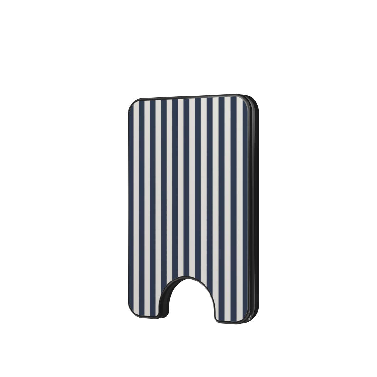 Navy Stripes (Breton) Magnetic wallet