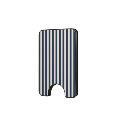 Navy Stripes (Breton) Magnetic wallet