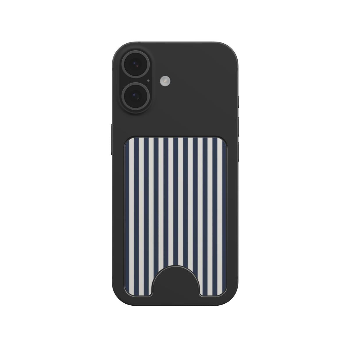 Navy Stripes (Breton) Magnetic wallet