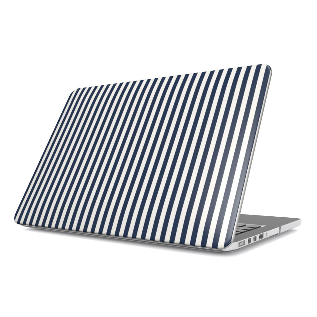 Navy Stripes (Breton) MacBook Case