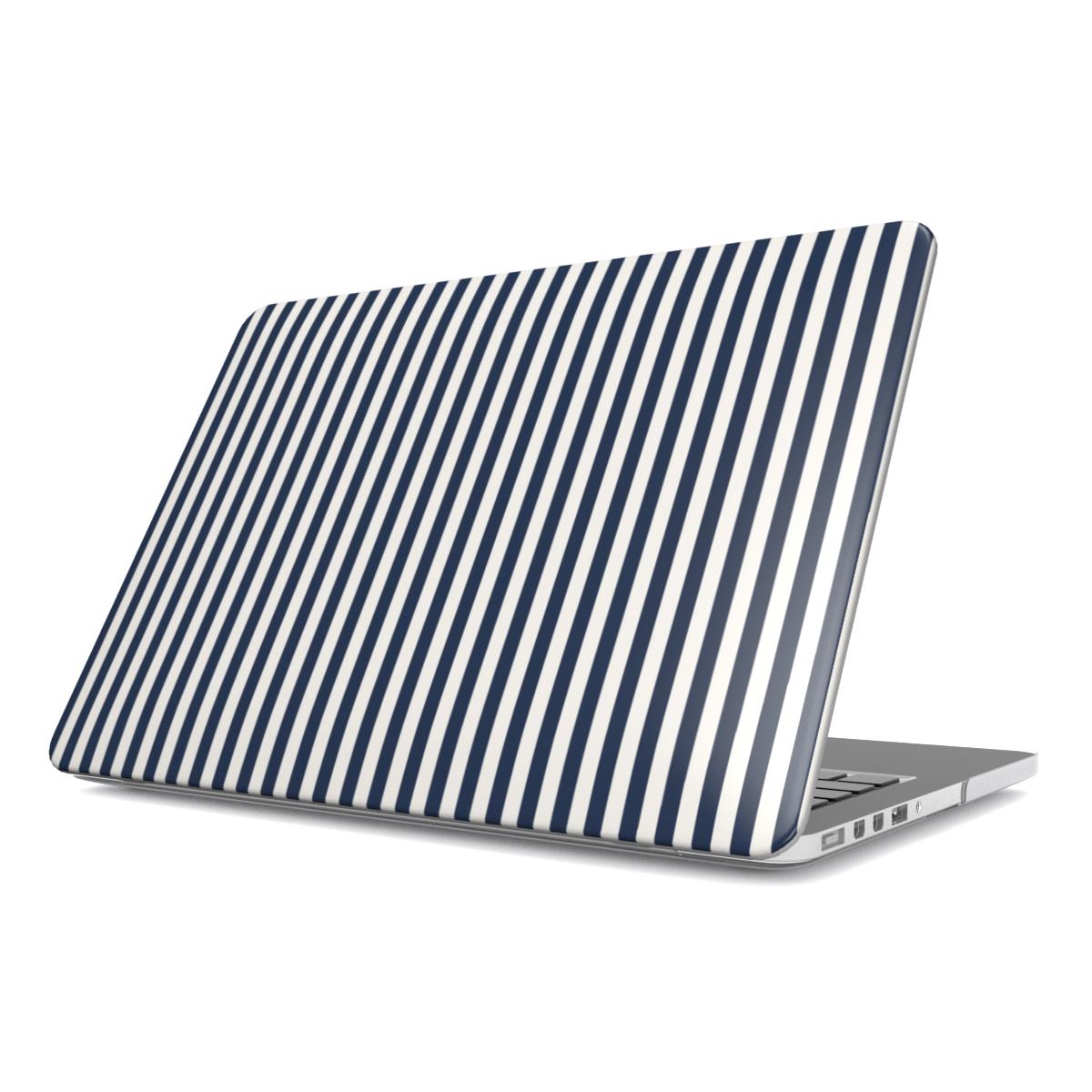 Navy Stripes (Breton) MacBook Case