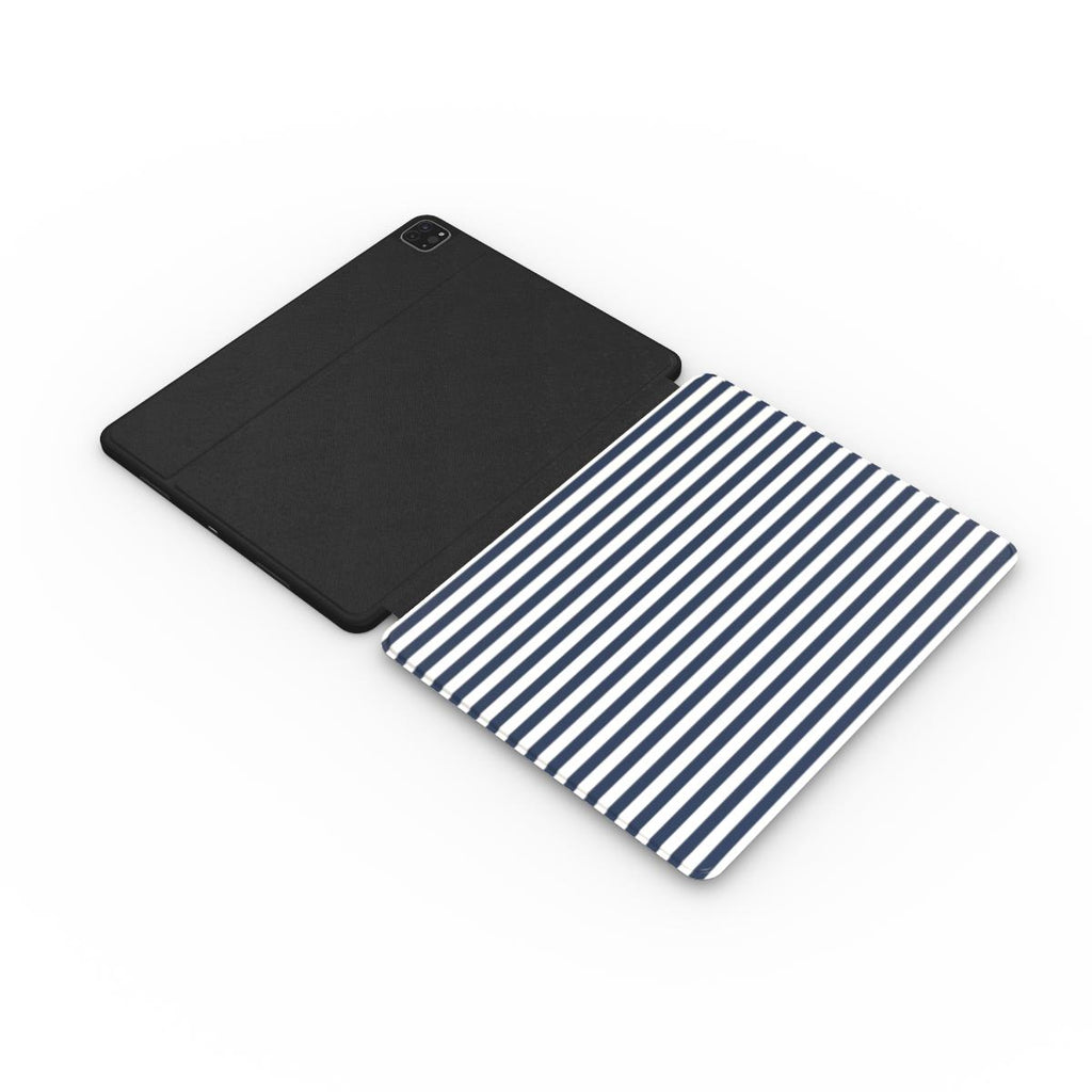 Navy Stripes (Breton) Apple iPad Case
