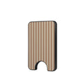 Sand and Clay Stripes Magnetic wallet