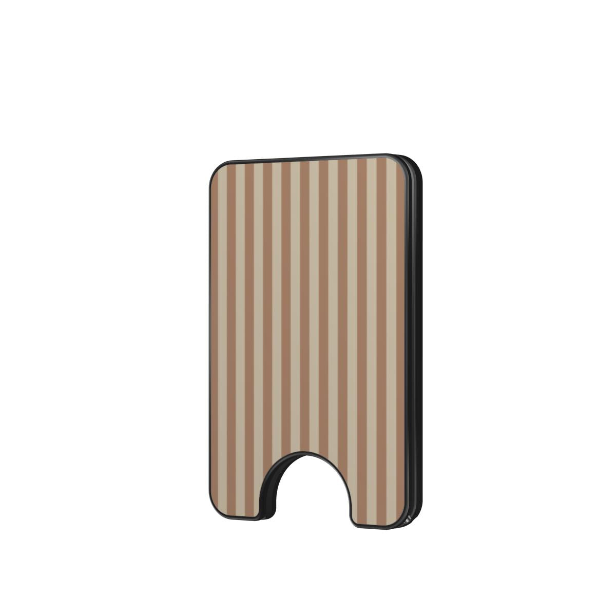 Sand and Clay Stripes Magnetic wallet