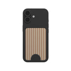 Sand and Clay Stripes Magnetic wallet