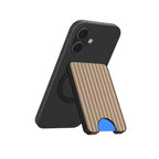 Sand and Clay Stripes Magnetic wallet