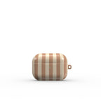 Sand and Clay Stripes Apple AirPods Tough Case