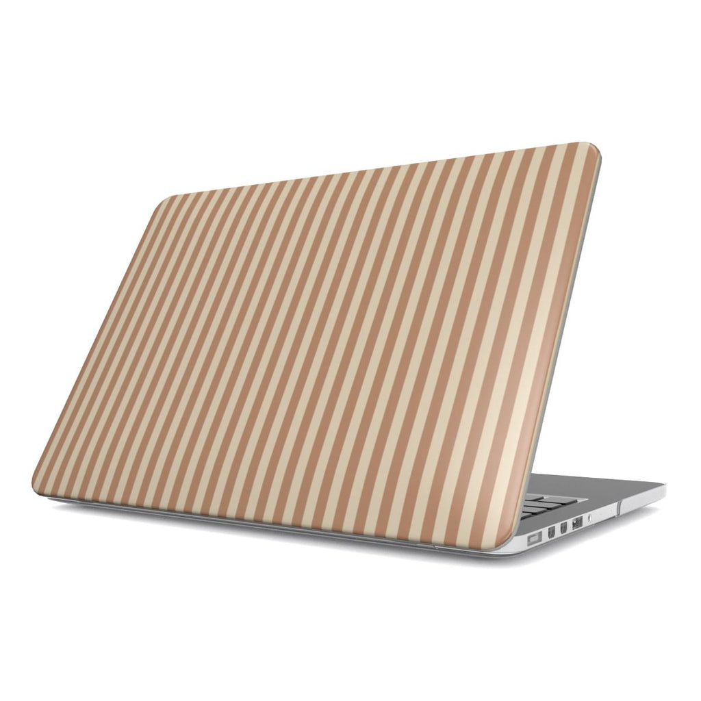 Sand and Clay Stripes MacBook Case