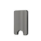 Black and White Stripes Magnetic wallet