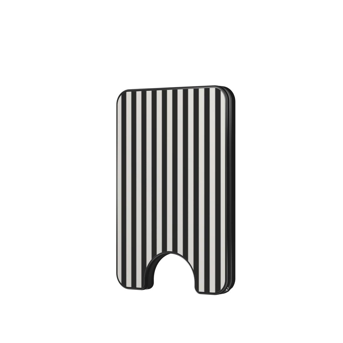 Black and White Stripes Magnetic wallet