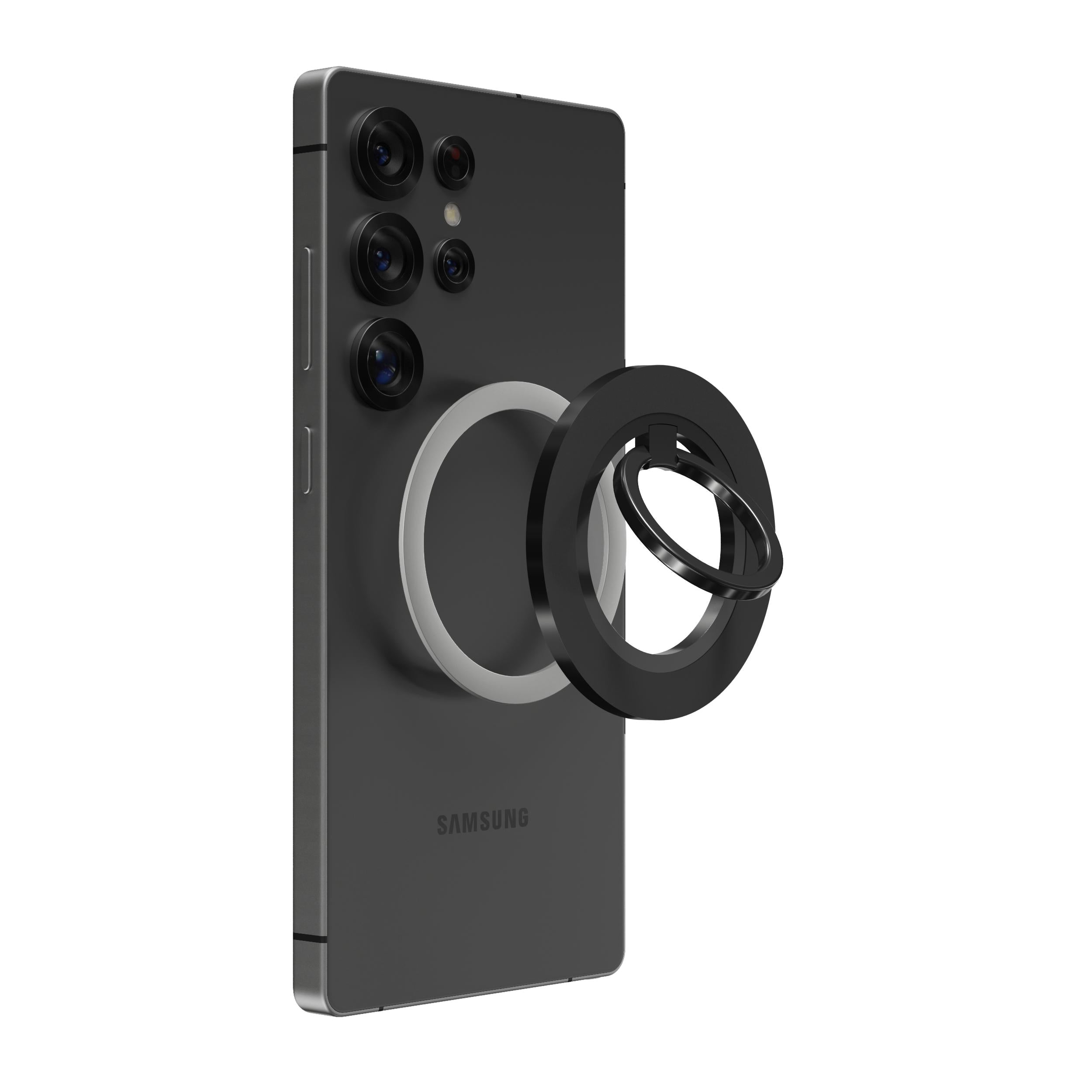 Black and White Stripes Ring Holder