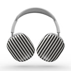 Black and White Stripes Apple AirPods Max Tough Case