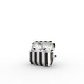 Black and White Stripes Apple AirPods Tough Case