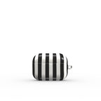 Black and White Stripes Apple AirPods Tough Case