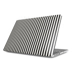 Black and White Stripes MacBook Case