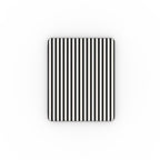 Black and White Stripes Apple iPad Case