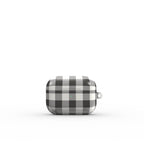 Charcoal Gingham Apple AirPods Tough Case