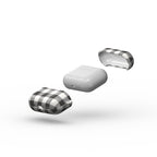 Charcoal Gingham Apple AirPods Tough Case