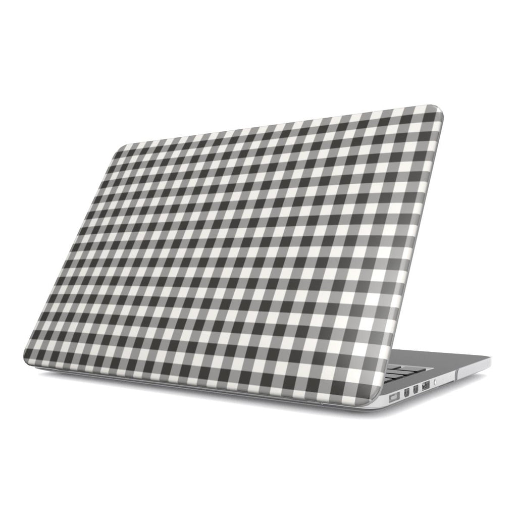 Charcoal Gingham MacBook Case