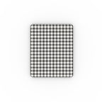 Charcoal Gingham Apple iPad Case
