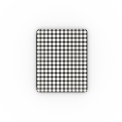 Charcoal Gingham Apple iPad Case