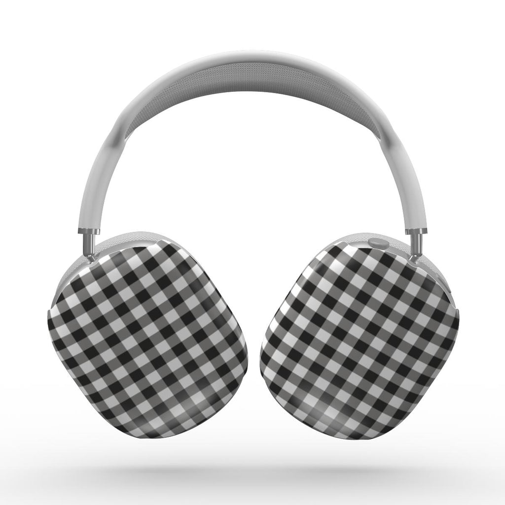Blank and White Gingham Apple AirPods Max Tough Case