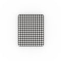 Blank and White Gingham Apple iPad Case