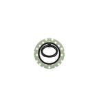 White in Sage Polka Dots Ring Holder