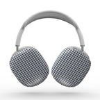 Navy Houndstooth Apple AirPods Max Tough Case — angled view
