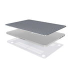 Navy Houndstooth MacBook Case, 3D product render
