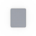Navy Houndstooth Apple iPad Case — full view, front print