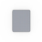 Navy Houndstooth Apple iPad Case — full view, front print
