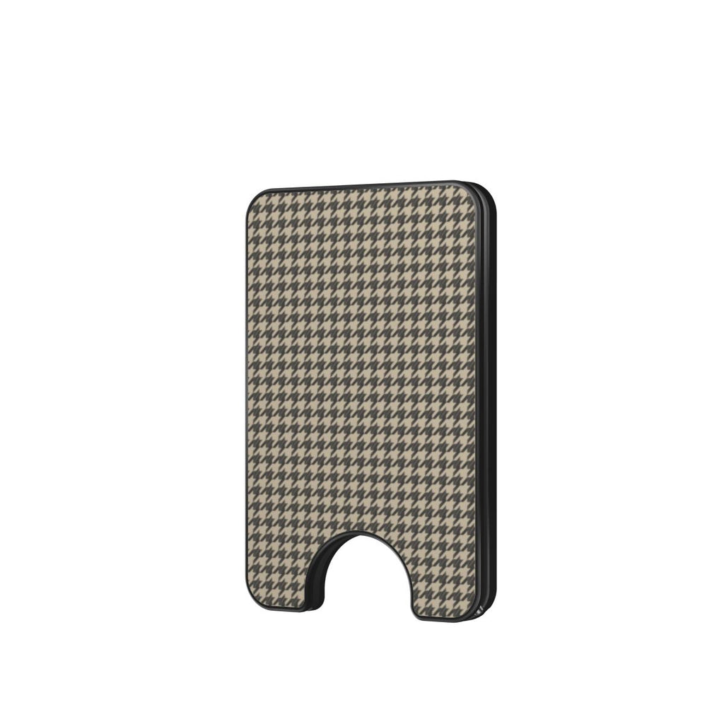 Sand Houndstooth Magnetic Wallet, 3D product render