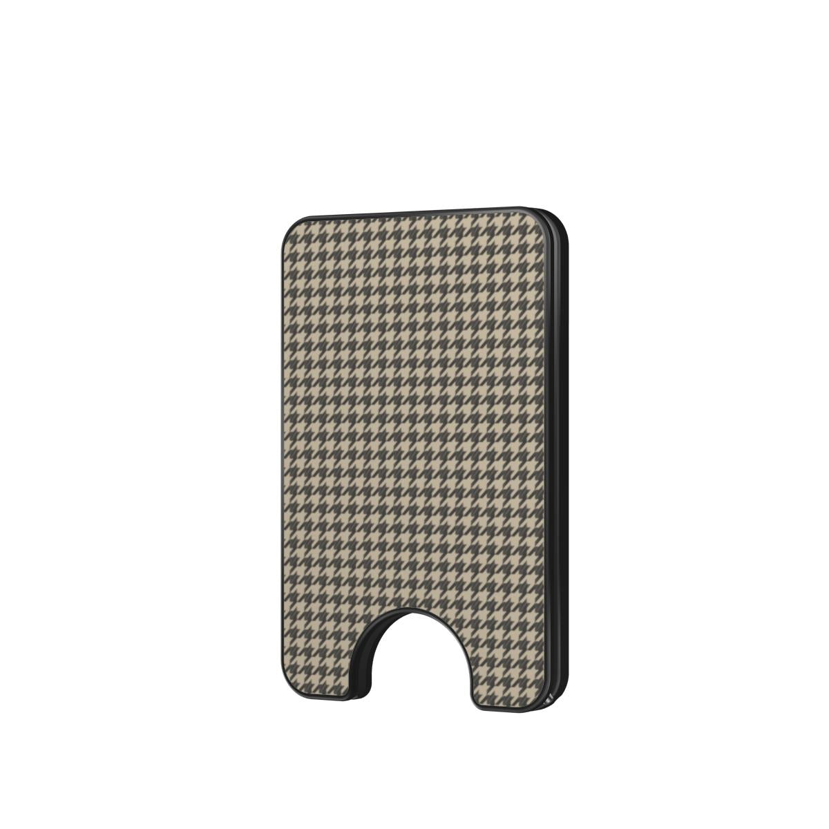Sand Houndstooth Magnetic Wallet, 3D product render