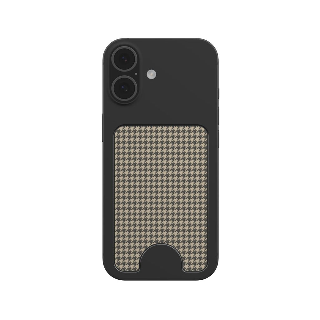 Sand Houndstooth Magnetic Wallet, 3D product render