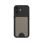 Sand Houndstooth Magnetic Wallet, 3D product render