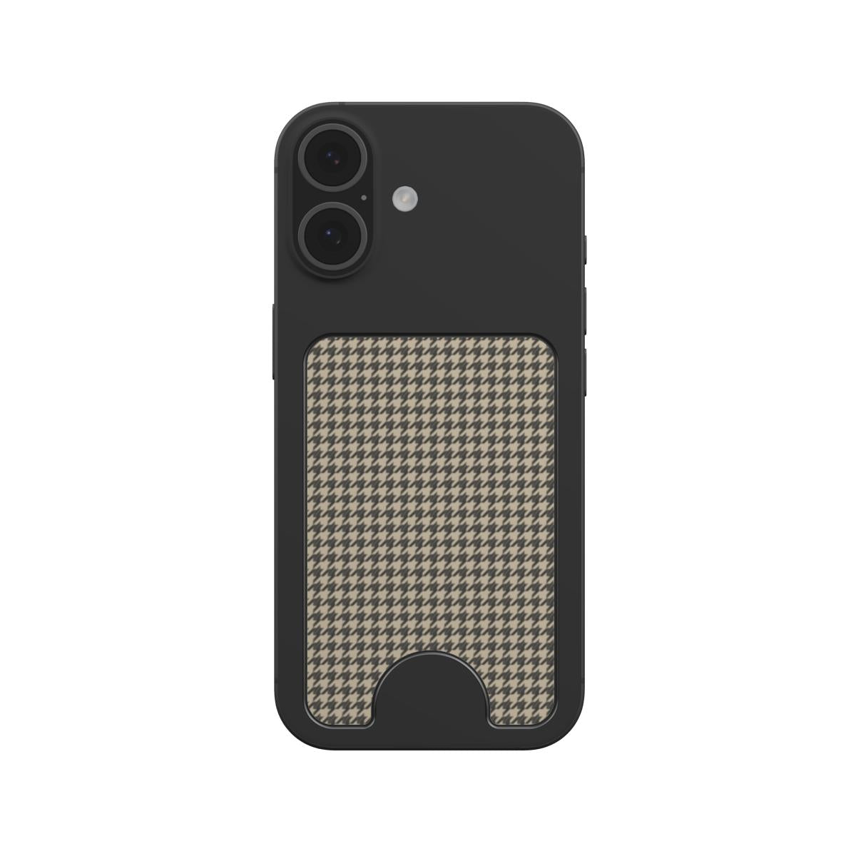 Sand Houndstooth Magnetic Wallet, 3D product render