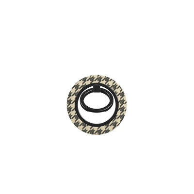 Sand Houndstooth Ring Holder