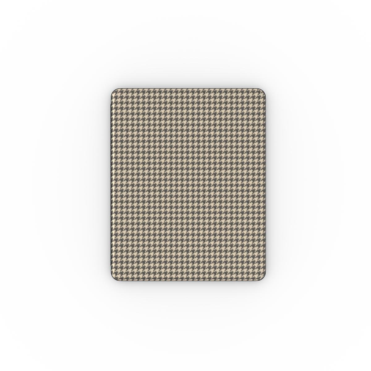 Sand Houndstooth Apple iPad Case — full view, front print