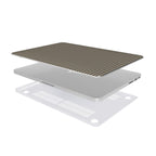 Sand Houndstooth MacBook Case, 3D product render