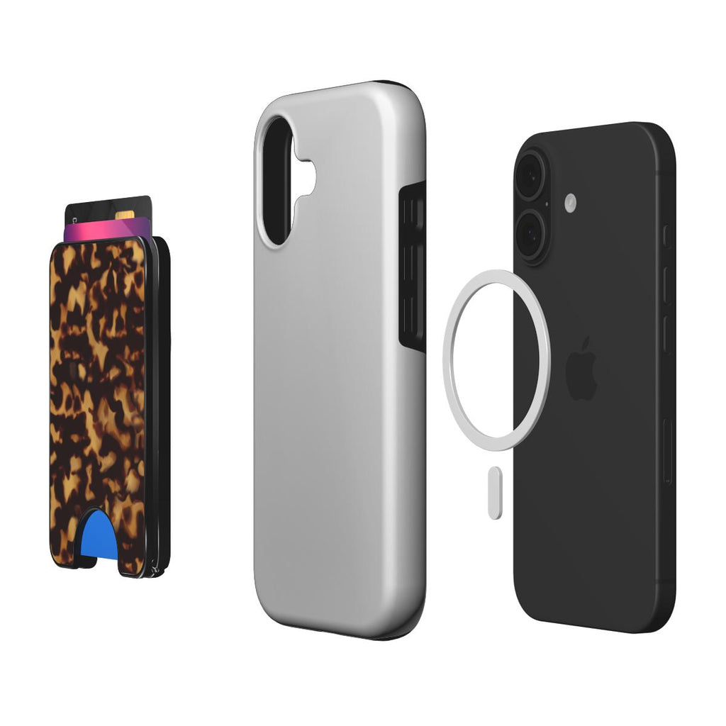 Classic Tortoiseshell Magnetic Wallet, 3D product render