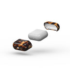 Classic Tortoiseshell Apple AirPods Tough Case — side profile