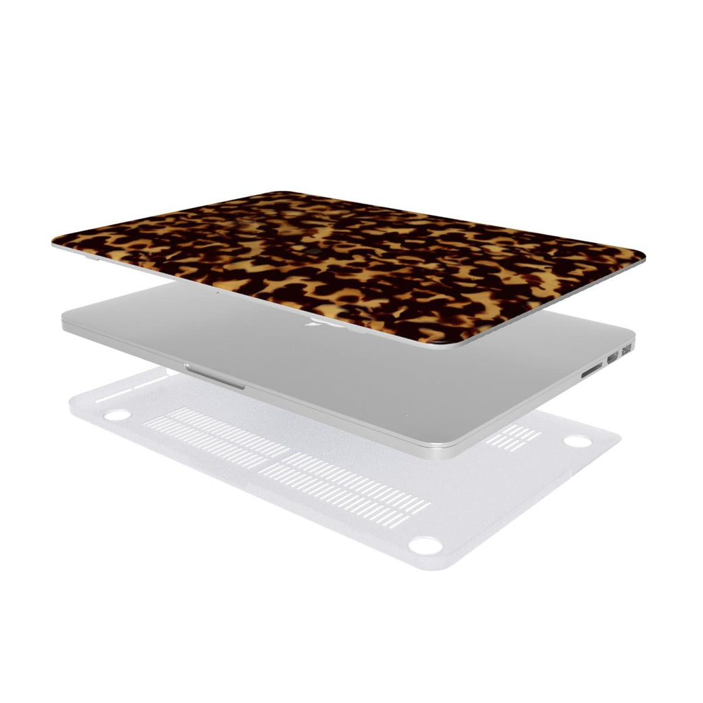 Classic Tortoiseshell MacBook Case, 3D product render