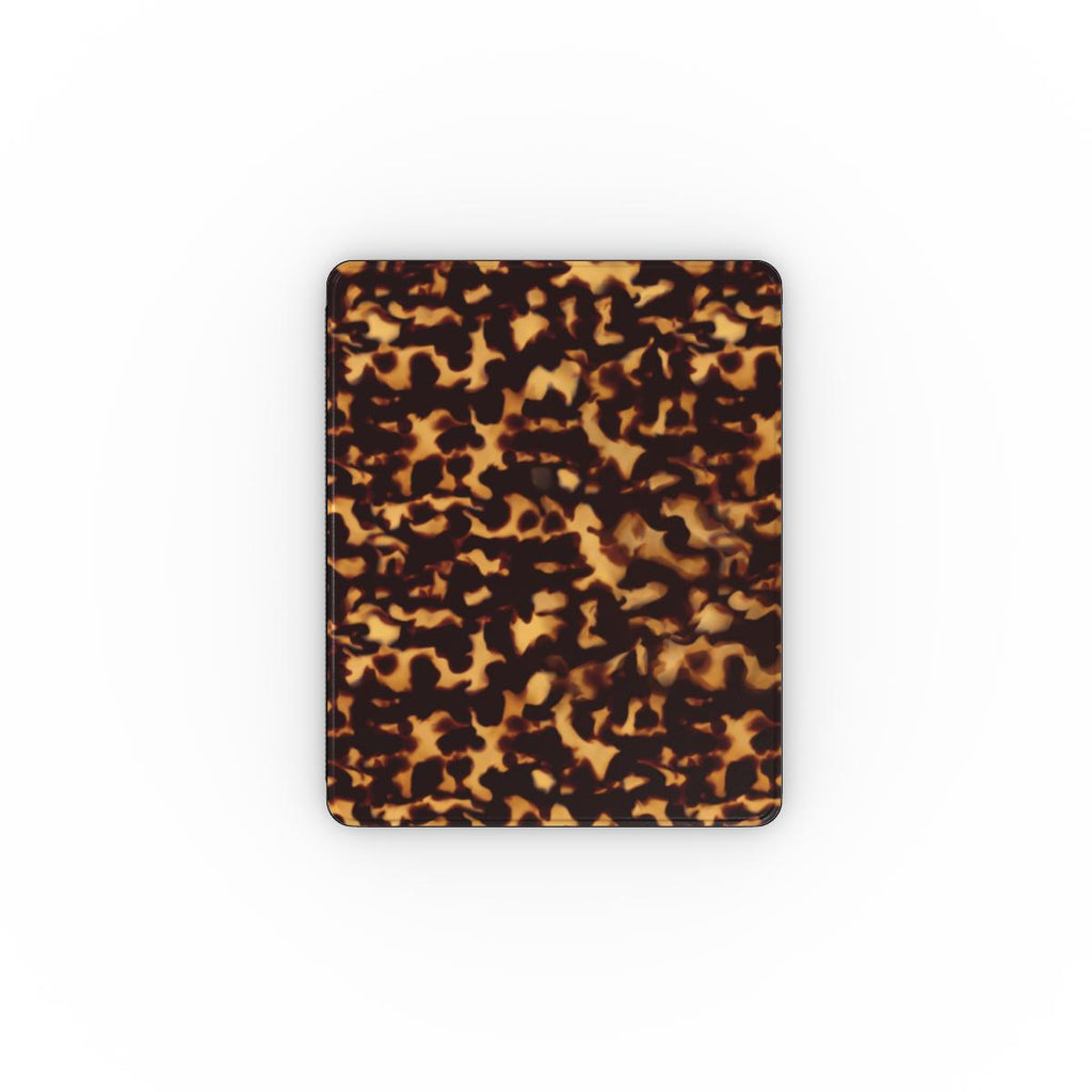 Classic Tortoiseshell Apple iPad Case — full view, front print