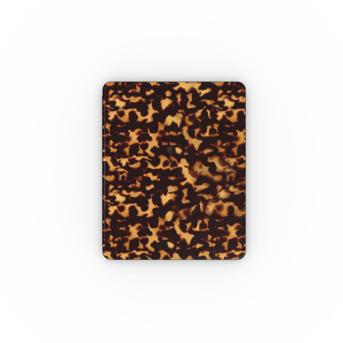Classic Tortoiseshell Apple iPad Case — full view, front print