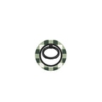Deep Forest Gingham Ring Holder, product photo on a white background