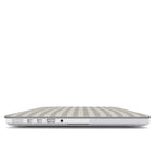Stone Gingham MacBook Case, 3D product render